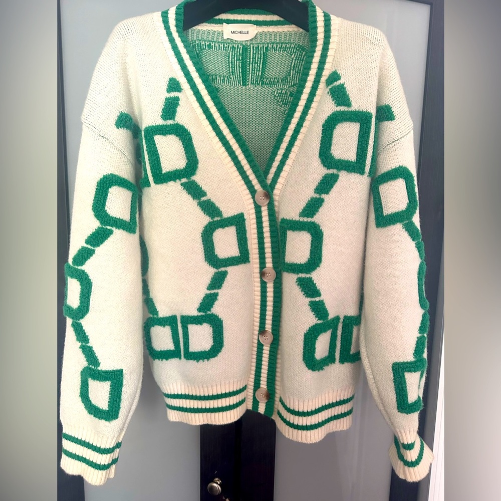 Knit Cardigan Oversized fit made in Italy